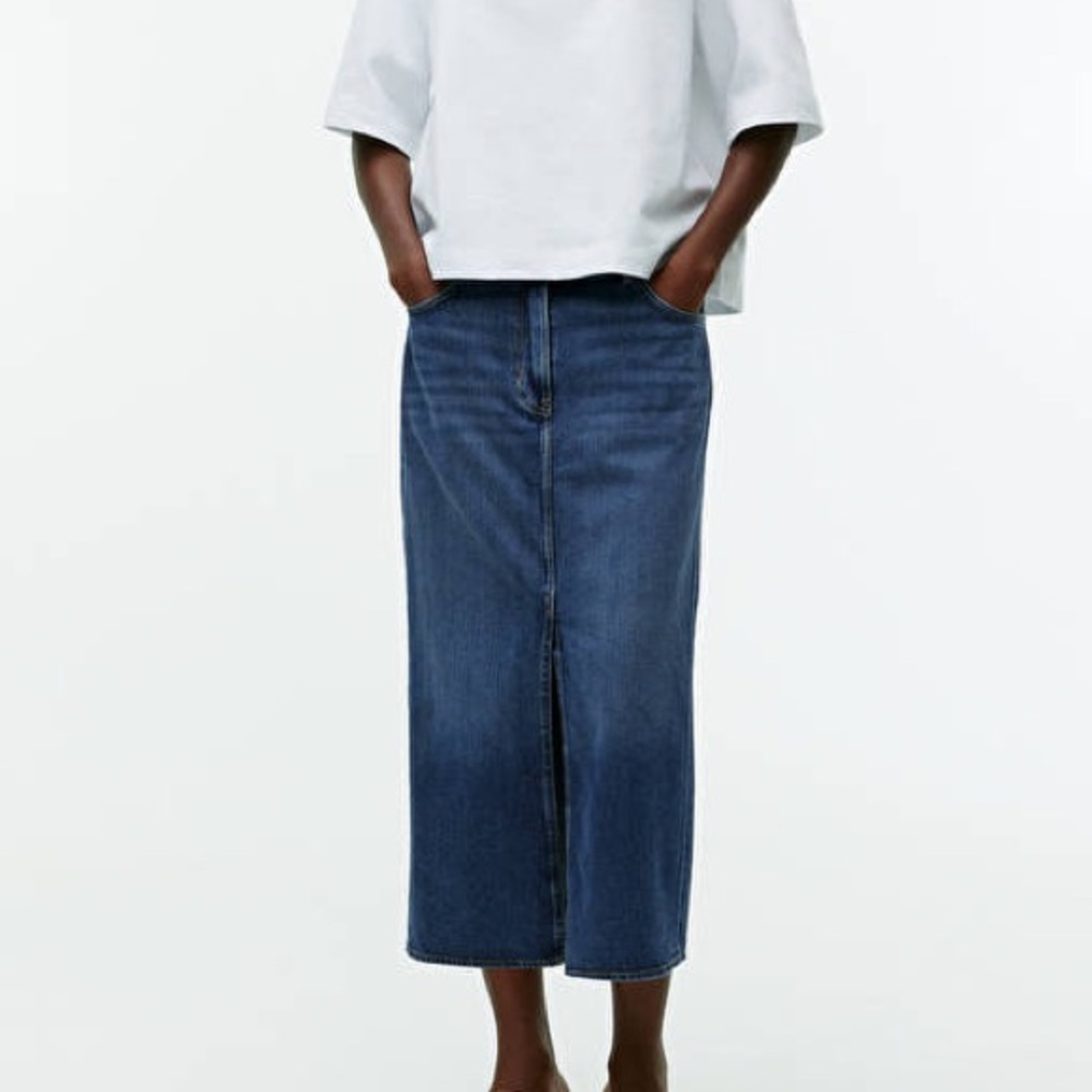 Arket Denim Skirt Size 42